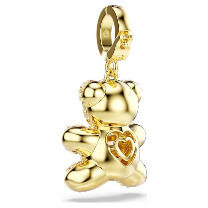 Idyllia-Anhänger mit gemischten Schliffen, Teddy, goldfarben, vergoldet Idyllia-Anhänger mit gemischten Schliffen, Teddy, goldfarben, vergoldet