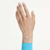 Idyllia-Armband mit gemischten Schliffen, Herz mit Pfeil, weiß, rhodiniert Idyllia-Armband mit gemischten Schliffen, Herz mit Pfeil, weiß, rhodiniert