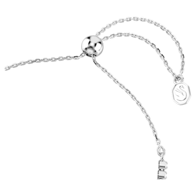 Idyllia-Armband mit gemischten Schliffen, Herz mit Pfeil, weiß, rhodiniert Idyllia-Armband mit gemischten Schliffen, Herz mit Pfeil, weiß, rhodiniert
