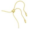 Idyllia-Armband mit gemischten Schliffen, Kleeblatt, grün, goldfarben plattiert Idyllia-Armband mit gemischten Schliffen, Kleeblatt, grün, goldfarben plattiert