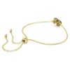 Idyllia-Armband mit gemischten Schliffen, Kleeblatt, grün, goldfarben plattiert Idyllia-Armband mit gemischten Schliffen, Kleeblatt, grün, goldfarben plattiert