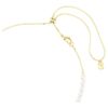 Idyllia Choker Kristallperle, gemischte Schliffe, Biene, Weiß, vergoldet Idyllia Choker Kristallperle, gemischte Schliffe, Biene, Weiß, vergoldet