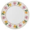 Idyllia-Essteller aus Porzellan, Kristall-Druckmotiv, Lily Citron, mehrfarbig Idyllia-Essteller aus Porzellan, Kristall-Druckmotiv, Lily Citron, mehrfarbig
