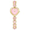 Idyllia Heart Uhr mit Kristall-Armband, rosa, goldfarben Idyllia Heart Uhr mit Kristall-Armband, rosa, goldfarben