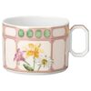Idyllia Kombitasse mit Untertasse aus Porzellan, Kristalldruck-Motiv, Blumenstrauß, mehrfarbig Idyllia Kombitasse mit Untertasse aus Porzellan, Kristalldruck-Motiv, Blumenstrauß, mehrfarbig
