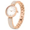 Illumina-Uhr Swiss Made, Metallarmband, Roségold-Farbton, roségoldfarbene Oberfläche Illumina-Uhr Swiss Made, Metallarmband, Roségold-Farbton, roségoldfarbene Oberfläche