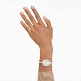Imber Armreih-Uhr, Swiss Made, Metallarmband, Goldfarbig, champagnerfarbene PVD-Beschichtung