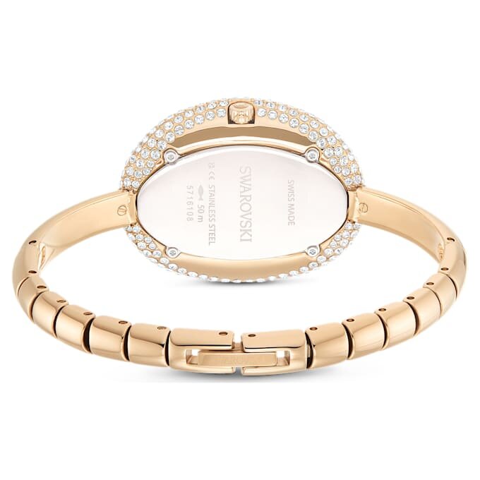 Imber Armreih-Uhr, Swiss Made, Metallarmband, Goldfarbig, champagnerfarbene PVD-Beschichtung Imber Armreih-Uhr, Swiss Made, Metallarmband, Goldfarbig, champagnerfarbene PVD-Beschichtung