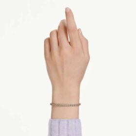 Imber Emily Tennisarmband mit rundgeschliffenen Kristallen, schwarz, roségoldfarben plattiert Imber Emily Tennisarmband mit rundgeschliffenen Kristallen, schwarz, roségoldfarben plattiert