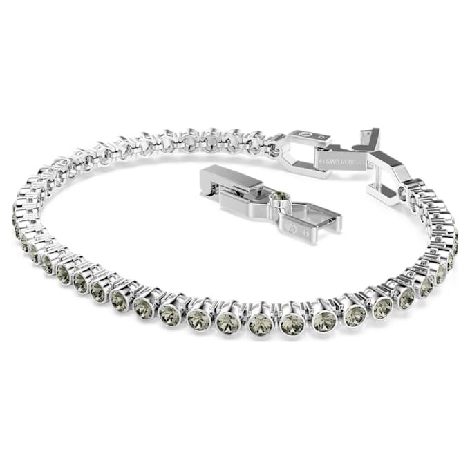 Imber Emily Tennisarmband mit rundgeschliffenen Steinen, schwarz, rhodiniert Imber Emily Tennisarmband mit rundgeschliffenen Steinen, schwarz, rhodiniert