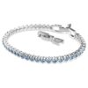 Imber Emily Tennisarmband, Rundschliff, Blau, rhodiniert Imber Emily Tennisarmband, Rundschliff, Blau, rhodiniert