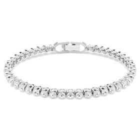 Imber Emily Tennisarmband, Rundschliff, Weiß, rhodiniert Imber Emily Tennisarmband, Rundschliff, Weiß, rhodiniert