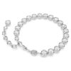 Imber Tennisarmband mit rundgeschliffenen Kristallen, weiß, rhodiniert Imber Tennisarmband mit rundgeschliffenen Kristallen, weiß, rhodiniert