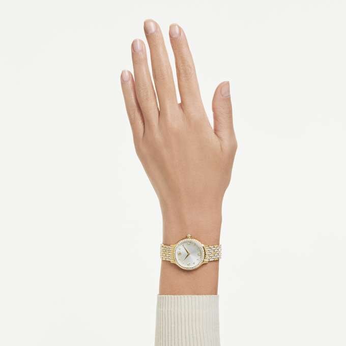 Imber Uhr, Swiss Made, Metallarmband, goldfarben, goldfarbene Oberfläche Imber Uhr, Swiss Made, Metallarmband, goldfarben, goldfarbene Oberfläche