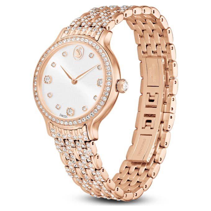 Imber Uhr Swiss Made, Metallarmband, Roségoldfarben, roségoldfarbene Oberfläche Imber Uhr Swiss Made, Metallarmband, Roségoldfarben, roségoldfarbene Oberfläche