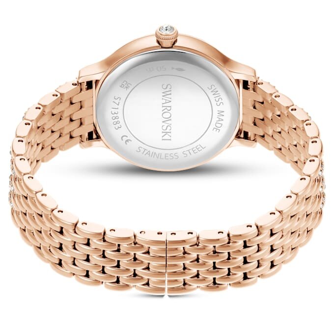 Imber Uhr Swiss Made, Metallarmband, Roségoldfarben, roségoldfarbene Oberfläche Imber Uhr Swiss Made, Metallarmband, Roségoldfarben, roségoldfarbene Oberfläche