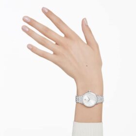 Imber-Uhr Swiss Made, Metallarmband, silberfarben, Edelstahl