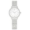 Imber-Uhr Swiss Made, Metallarmband, silberfarben, Edelstahl