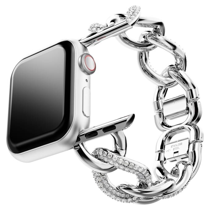 Kettenarmband für Apple Watch® 40 mm & 41 mm, silberfarben, Edelstahl Kettenarmband für Apple Watch® 40 mm & 41 mm, silberfarben, Edelstahl