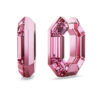 Lucent Ohrringe in Achteckform, klein, rosa