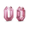 Lucent Ohrringe in Achteckform, klein, rosa