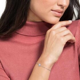 Magic-Armband „Angel“, blau, rhodiniert
