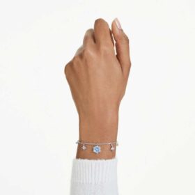 Magic-Armband „Snowflake“, blau, rhodiniert Magic-Armband „Snowflake“, blau, rhodiniert