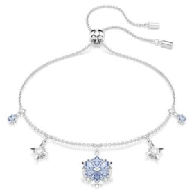Magic-Armband „Snowflake“, blau, rhodiniert Magic-Armband „Snowflake“, blau, rhodiniert