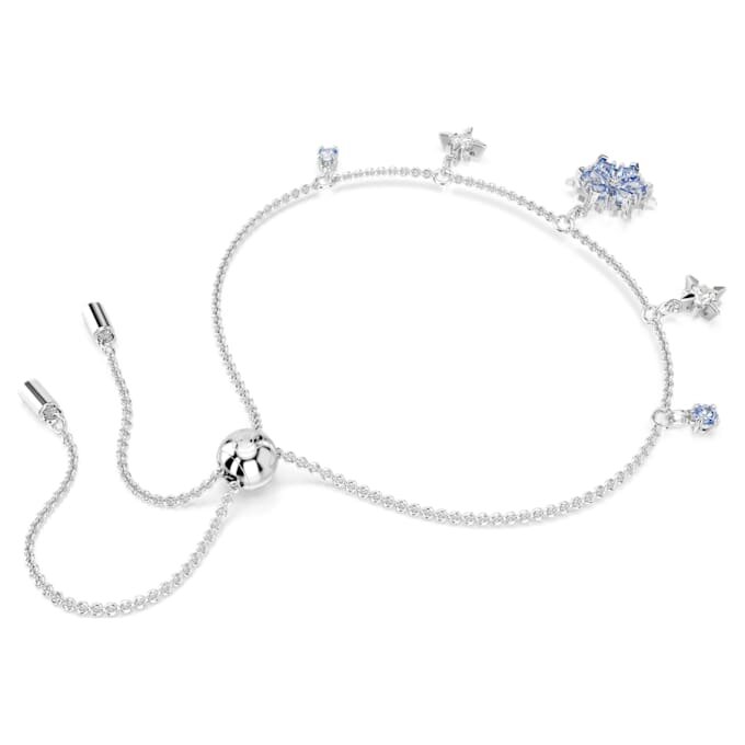 Magic-Armband „Snowflake“, blau, rhodiniert Magic-Armband „Snowflake“, blau, rhodiniert