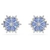 Magic Ohrringe „Snowflake“, Blau, rhodiniert Magic Ohrringe „Snowflake“, Blau, rhodiniert