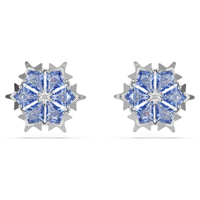 Magic Ohrringe „Snowflake“, Blau, rhodiniert Magic Ohrringe „Snowflake“, Blau, rhodiniert