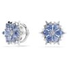 Magic Ohrringe „Snowflake“, Blau, rhodiniert Magic Ohrringe „Snowflake“, Blau, rhodiniert