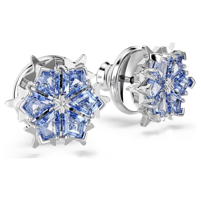 Magic Ohrringe „Snowflake“, Blau, rhodiniert Magic Ohrringe „Snowflake“, Blau, rhodiniert