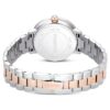 Matrix 3-Link-Uhr, Swiss Made, Metallarmband, silberfarben, roségoldfarbenes Finish Matrix 3-Link-Uhr, Swiss Made, Metallarmband, silberfarben, roségoldfarbenes Finish