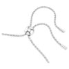 Matrix-Armband, Rundschliff, weiß, rhodiniert Matrix-Armband, Rundschliff, weiß, rhodiniert