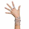 Matrix-Armband Weiß, rhodiniert Matrix-Armband Weiß, rhodiniert