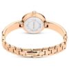 Matrix Armreif-Uhr Swiss Made, Kristall-Armband, grau, roségoldfarben Matrix Armreif-Uhr Swiss Made, Kristall-Armband, grau, roségoldfarben