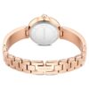 Matrix Pearl Armreif-Uhr, Swiss Made, Kristallarmband, schwarz, roségoldfarbenes Finish Matrix Pearl Armreif-Uhr, Swiss Made, Kristallarmband, schwarz, roségoldfarbenes Finish