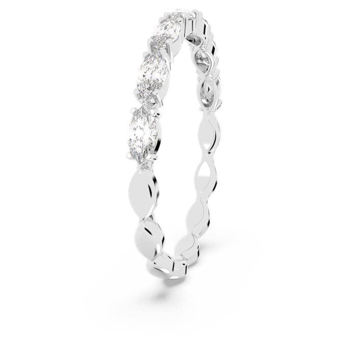 Matrix Vittore Ring im Marquise-Schliff, weiß, rhodiniert Matrix Vittore Ring im Marquise-Schliff, weiß, rhodiniert