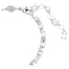 Mesmera-Armband mit gemischten Schliffformen, weiß, rhodiniert Mesmera-Armband mit gemischten Schliffformen, weiß, rhodiniert