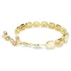 Millenia-Armband mit achteckigem Schliff, karamellfarben, goldfarben plattiert Millenia-Armband mit achteckigem Schliff, karamellfarben, goldfarben plattiert