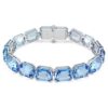 Millenia-Armband mit Achtkant-Schliff, Farbverlauf, Blau, rhodiniert Millenia-Armband mit Achtkant-Schliff, Farbverlauf, Blau, rhodiniert