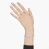 Millenia-Armband mit Achtkant-Schliff, weiß, rhodiniert Millenia-Armband mit Achtkant-Schliff, weiß, rhodiniert