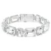 Millenia-Armband mit Achtkant-Schliff, weiß, rhodiniert Millenia-Armband mit Achtkant-Schliff, weiß, rhodiniert