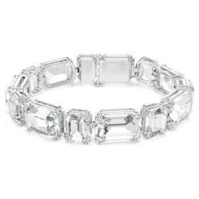 Millenia-Armband mit Achtkant-Schliff, weiß, rhodiniert Millenia-Armband mit Achtkant-Schliff, weiß, rhodiniert