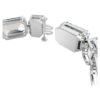 Millenia-Armband mit Achtkant-Schliff, weiß, rhodiniert Millenia-Armband mit Achtkant-Schliff, weiß, rhodiniert