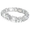 Millenia-Armband mit Achtkant-Schliff, weiß, rhodiniert Millenia-Armband mit Achtkant-Schliff, weiß, rhodiniert