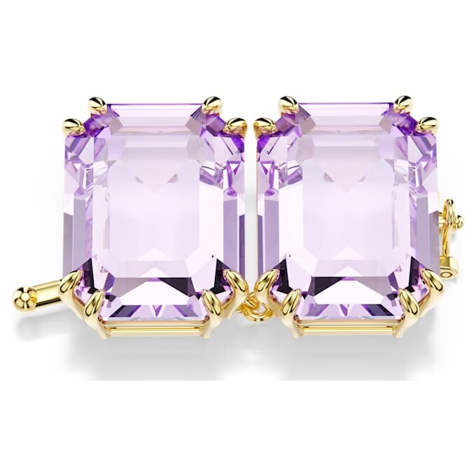Millenia-Verlängerungskette mit achteckigem Schliff, violett, goldfarben plattiert Millenia-Verlängerungskette mit achteckigem Schliff, violett, goldfarben plattiert