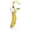 Minions-Bananen-Anhänger mit Pavé-Besatz, gelb, vergoldet