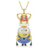 Minions King Bob Anhänger Pavé, mehrfarbig, goldfarben plattiert Minions King Bob Anhänger Pavé, mehrfarbig, goldfarben plattiert